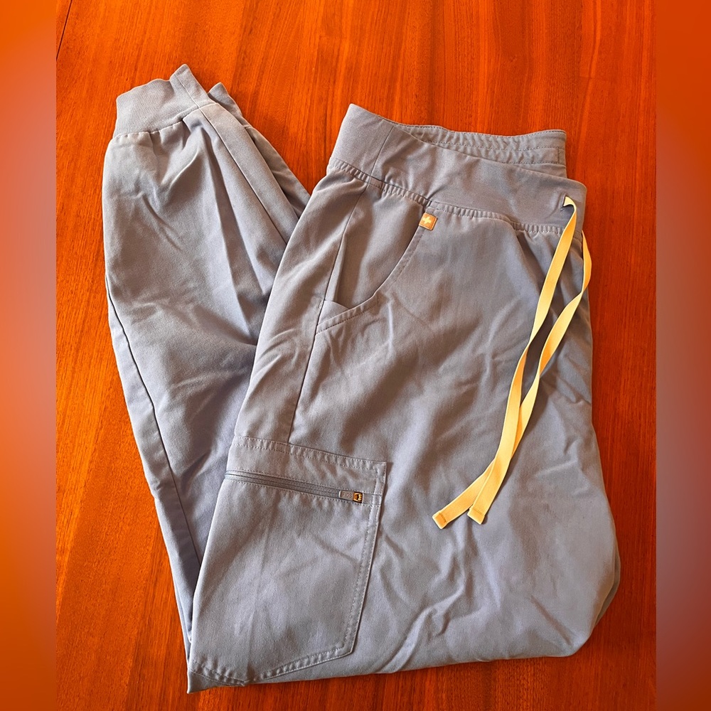 Zamora joggers, Figs ceil blue L tall